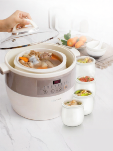 「China Plug」Bear | Automatic Intelligent Electric Pot with Steaming Function Large Capacity Rice Porridge Cooker