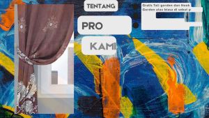 Gorden ukuran TINGGI 225CM elegan Jendela Gorden Pintu Free Tali&hook LP