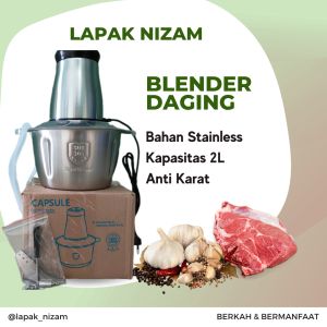 Blender Daging Chopper Meat Grinder Gilingan Daging Baja Serbaguna