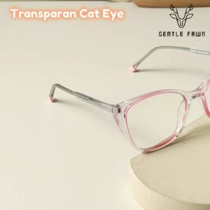 Gentle Fawn Kacamata Antiradiasi Blueray Style Cat Eye Fashion Wanita Terbaru Bisa Minus Photocromic Bluecromic Bahan TR90 23021