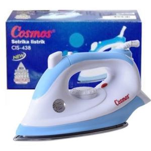 Setrika Kering Cosmos Stainless Steel original CIS 418 428 438- Warna Cerah