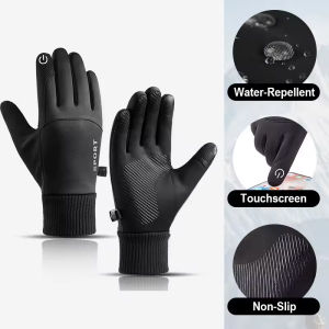 Winter Warm Sports Mens Gloves Cycling Touchscreen Driving Ski Windproof Outdoor Water-Repellent Non-Slip Fleece Women Gloves