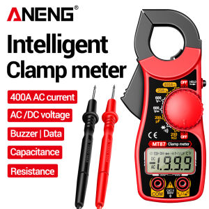 ANENG | Professional Multimeter Clamp Meter Digital Voltage 1.45 Inch Large Jaw Current NCV Ohm High Precision Detector Tools ANENG MT87