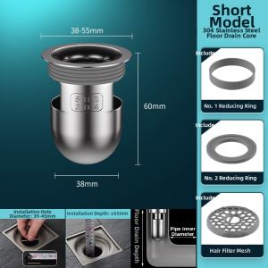 ZHENMIAO | Odor Blocking Floor Drain Core