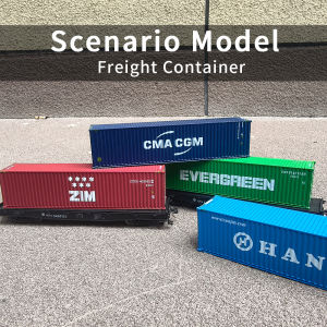 Miniature Shipping Container HO Scale 1:87 40FT Railway Train Container Model Hobby ABS Cargo Box For Collection Craft Gift 1PCS