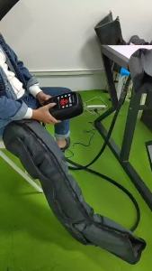 Presotherapy Device Leg & Foot Wave Massager 6 Modes 6 Air Bags Pneumatic Boots Lymphatic Drainage Massage Recovery System