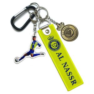 Football star goat Messi Ronaldo Neymar acrylic keychain three-piece set