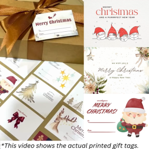 16pcs Christmas Tag | Gift Tags | Small White Lovely Gift Tags 5cm x 7cm