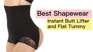 Premium Quality High Waist Flat Abdomen Hip up Lace Panties Lifter Butt Enhance Pants WHOLESALES (with 4 Spiral Steel Bones)