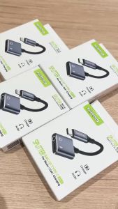 HIPPO Kabel SPLITTER SCC-01 Type C to Dual Type C Audio PD 60W Support Open Mic Fast Charging Converter 2 in 1 USB C iPad Pro Xiaomi Samsung Google Android Iphone 15 16 Original