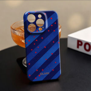 BILIBILI | Blue Starry Sky Doodle For iPhone 17 16 15 14 13 Pro Max Air 17e Hard tpu Bumper Cover Coque Case Blank
