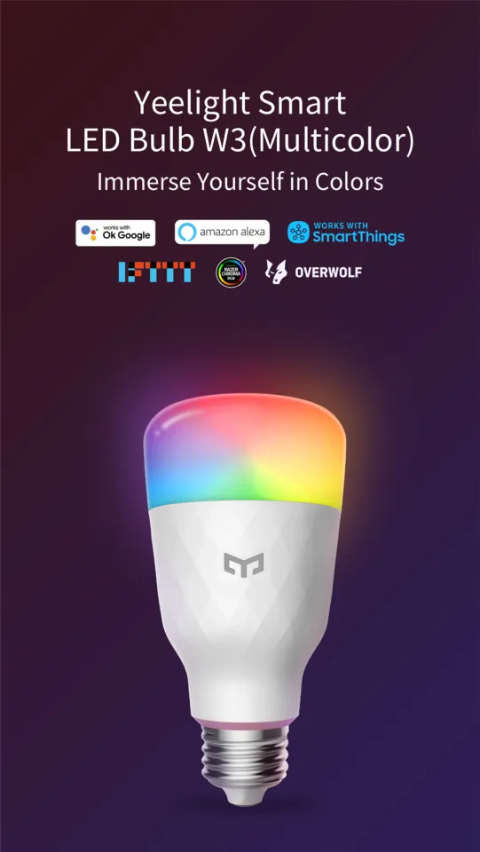 Light Bulb Xiaomi Yeelight Compatible Google Home Yeelight Smart