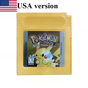 Bandai | GBC Pokemon 7 Styles Cartridge Bundle Red/Blue/Crystal/Gold/Silver/Yellow/Green Multilingual Card USA/FRA English French