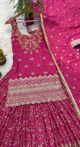 [PRE-ORDER 15 DAYS] SEMISTITCHED WOMEN LEHANGA CHOLI {ETA:2026-12-31}