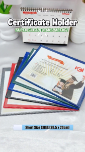 FCI One Sided Short Certificate Holder Portrait & Landscape Display Frame for Awards Diploma Permit Citations Documents Sold Per Piece