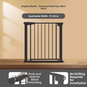 HOT PAPA | Baby Safety Gate Pet Barrier No Drilling