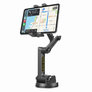 Shockproof Long Arm Suction Mount Heavy Duty Holder for Foldable/ Phones & Tablets Fits Truck Windshield Dashboard & Desktop