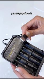 COD Taffware Charger Cas Baterai Universal USB Lithium 18650 4 Slot / Cas Baterai 18650 Multifungsi Bisa untuk Banyak Macam Ukuran Baterai / Cas Baterai Serbaguna Multifungsi / Cas Battery 18650 / Charge Baterai 4 Slot