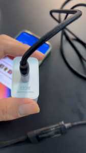 Bộ sạc nhanh 120W cáp sạc nhanh 3 đầu tự ngắt dài 2m chống đứt cao cấp dùng cho mọi điện thoại