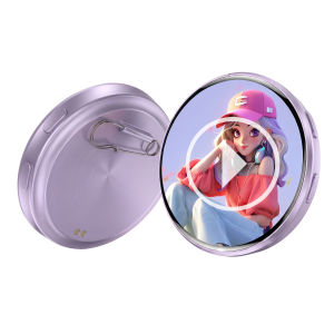 Màn Hình Cảm Ứng 1.7 Inch Hiển Thị Huy Hiệu Điện Tử Động Anime E-Badge Thiết Bị Ngoại Vi Trò Chơi Chất Liệu PVC Dành Cho Người Hâm Mộ Quà Tặng Sinh Nhật Cho Bạn Bè