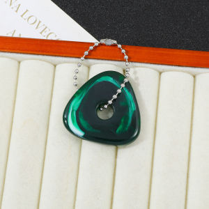 Bandai | Movie Coraline Seeing Stone Keychain Green Stone Keyrings Laika Dragonfly Cosplay Costume Accessories Gifts