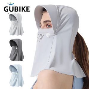 Mặt Nạ Chống Nắng Có Mũ Trùm Đầu GTUBIKE Chất Liệu Lụa Băng Thoáng Khí Dành Cho Nam Và Nữ Có Lỗ Che Tóc Có Thể Mở/đóng Thích Hợp Cho Đi Xe Đạp Ngoài Trời Mùa Hè