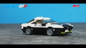 CaDA Initial D Takumi Fujiwara Toyota AE86 Trueno Brick DIY 1:24 Scale Vehicles Set C55014W