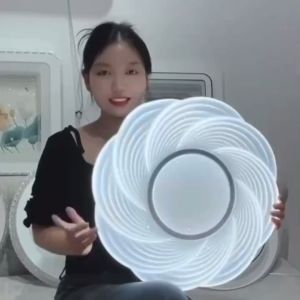 LED Bedroom Light Cream Style Simple Modern Room Ceiling Light Warm Romantic Living Room Study Eye Protection Light Balcony Corridor Ceiling Light