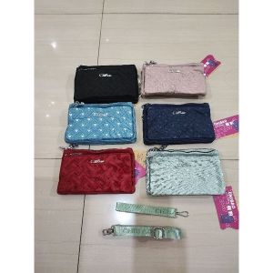 PROMO DISKON!!! TAS WANITA CHIBAO 0511-22-30 MOTIF LOVE KANVAS IMPORT TERBARU & TERLARIS