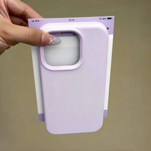 New Mambu Purple Liquid Silicone Phone Case for Huawei Mate70 Pura 80PRO NOVA14 12 13 11 9 Durable Large Hole Female Skin Feel