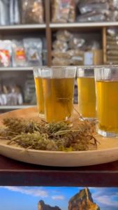 Trà Cỏ Xương Gà - Thảo Mộc Sài Thành - Giải Độc Gan Mát Gan - Hoa Kim Ngân Hạ Khô Thảo Tự Nhiên