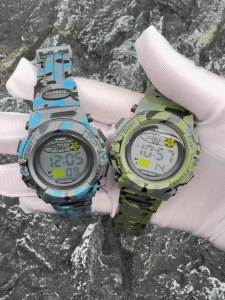 SYNOKE Student Sport Watch For Kids Colorful Electronic Watches Waterproof Clock Children Digital Watch For Boys Camouflage