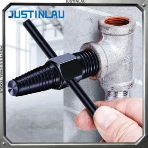 JUSTINLAU 1PC Double Head Screw Puller Drill Bit Group Damaged Water Pipe Broken Bolt Screw Disassembly Tool Valve Thread Repair