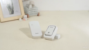 HOCO HI25 HI26 กริ่งไร้สาย ไม่ใช้ถ่าน ไม่ต้องเดินสายไฟ ระยะ 150 เมตร 60 ริงโทน ออดประตู กริ่งประตู