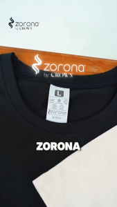 Zorona by Crown Buy 1 Get 1 Tshirt for Men Quick Dry Plain Round Neck Tshirt for Woman Cool Fabric