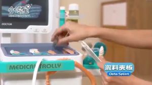 Đồ chơi bác sĩ cao cấp có xe đẩy đo huyết áp có đèn và nhạc cho bé