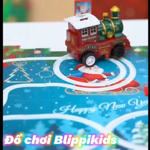 Đồ chơi Noel / Tàu Giáng sinh đường ray tàu hỏa với 26 chi tiết ( TẶNG Pin)