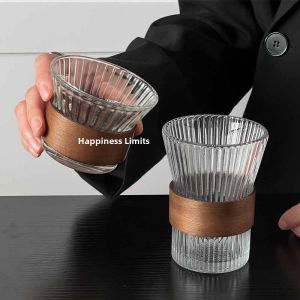 Ins Style Home Use Ear Hanging Coffee Cup American Style Iced Latte Cup Heat Resistant Tea Cup Milk Cup Water Drinking Cup