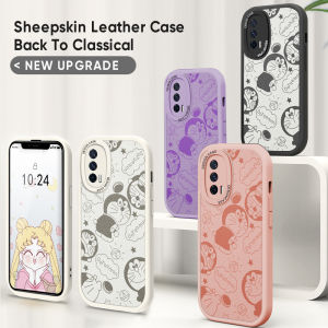 Jinsouwe เคสสำหรับ OPPO A38 / OPPO เคส Oppoa18 Oppoa38 A18สำหรับการ์ตูนเด็กหญิงเด็กชายโดราเอมอนแมวเคสซิลิโคนนิ่ม PU ปกหนังโทรศัพท์