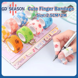 2.5CM*2M Cute Printed Self Adhesive Elastic Bandage Colorful Sports Wrap Tape First Aid Kit Tape