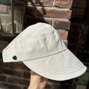 Womens Summer Sun Protection Foldable Fishing Cap Wide Brim Bucket Hat Casual Polyester Fiber UV Protection Hat