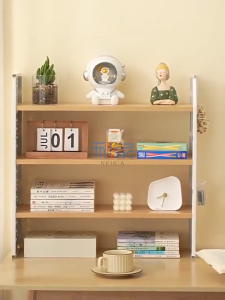 SUNNY Desk Organizer Table Rack Organizer Shelf Desk Bookshelf Hole Board Study Desk Multi-Layer Storage Display Rack
