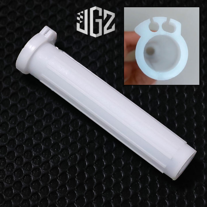 For HONDA Beat Fi Click ADV 150 Double Accelerator Cable Holes Throttle Grip Tube Handle Throttle Pipe White Plastic
