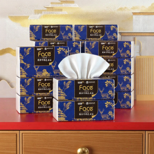 C&S | Premium Artistic Facial Tissue 4 Layers 90 Sheets Per Pack Large Size 24 Packs