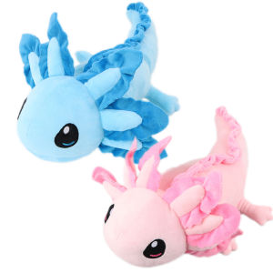 40cm Kawaii Axolotl Plush Toy Soft Stuffed Plushie Doll Cartoon Character Toys Kids Baby Chlidren Christmas Gift