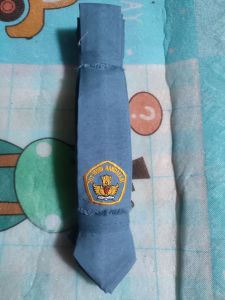 dasi sekolah SMP SMA PERAMUKA bordir panjang 110 cm isi 20 pcs