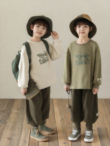 Printed Loose Fleece Hoody