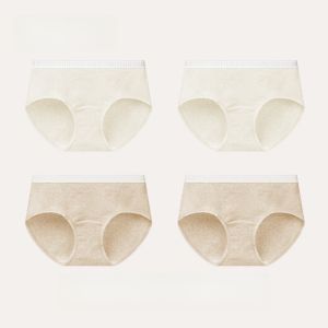 MONCAICHAN | Quần lót tam giác kháng khuẩn Dream Color Morning Pure Cotton cho nữ cạp vừa mùa hè 2024 Quần lót tam giác không đường may thoải mái