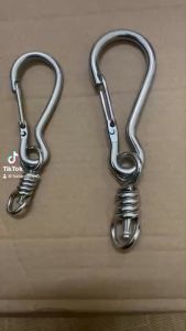 móc khoá móc xích inox có chốt chống xoắn đủ 4 kích cỡ rẻ nhất lazada