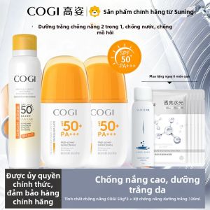 COGI | Kem Chống Nắng Chống Tia UV 50+ Khoáng Khoáng Dưỡng Trắng Da Dành Cho Nam Và Nữ Da Nhạy Cảm Kem Chống Nắng Dạng Sương